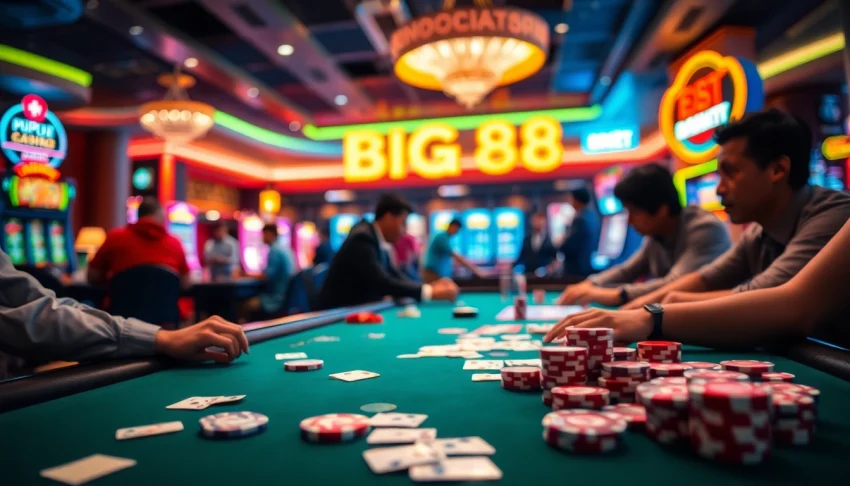 Experience the excitement of BIGBET88 with thrilling casino games and vibrant atmosphere.