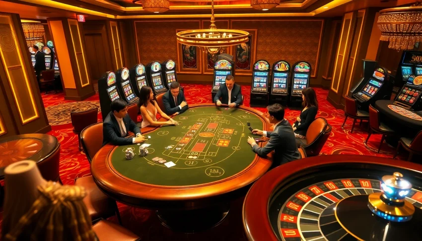 Nhà cái MM88 offers an exciting casino experience with players enjoying vibrant games.